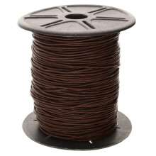 Beadsmith-ldersnoren - rdbrun - 1 mm spole - 100 Yards/91,44 meter - indisk lderstreng ideel til fletning af perlehalskder Fint snring til h