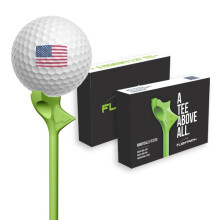 Flightpath Premium Golf Tees: camisetas de golf de plstico duraderas diseadas para mejorar la distancia de disparo de golf y la precisin, probada