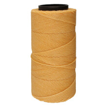 The Beadsmith Knot It gewaxt polyester koord - beige kleur - 1 mm diameter - lichte was 144 meter (472 voet) per spoel - sieraden maken macrame vrien