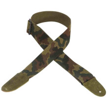 Levy's Leathers 2"""" pamut gitrszj velr vgekkel s 58""-ra llthat, hromcscsos llthatsggal; Camo (MC8-CAM)