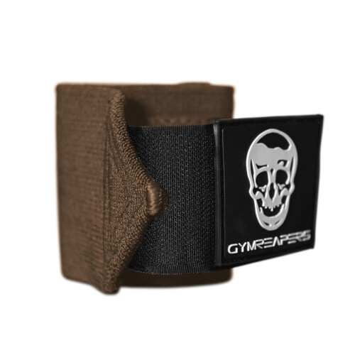 Gymreapers Faixas de Pulso para Levantamento de Peso - Faixas Rígidas de 18 polegadas Com Laço Grosso para Powerlifting 2