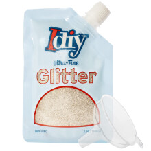 iDIY Ultra jemn trpytky (100 g 3,5 oz scek) w scek a trychtr se snadnm nalvnm  poputen zlato Extra jemn  netoxick DIY Umen a remesla