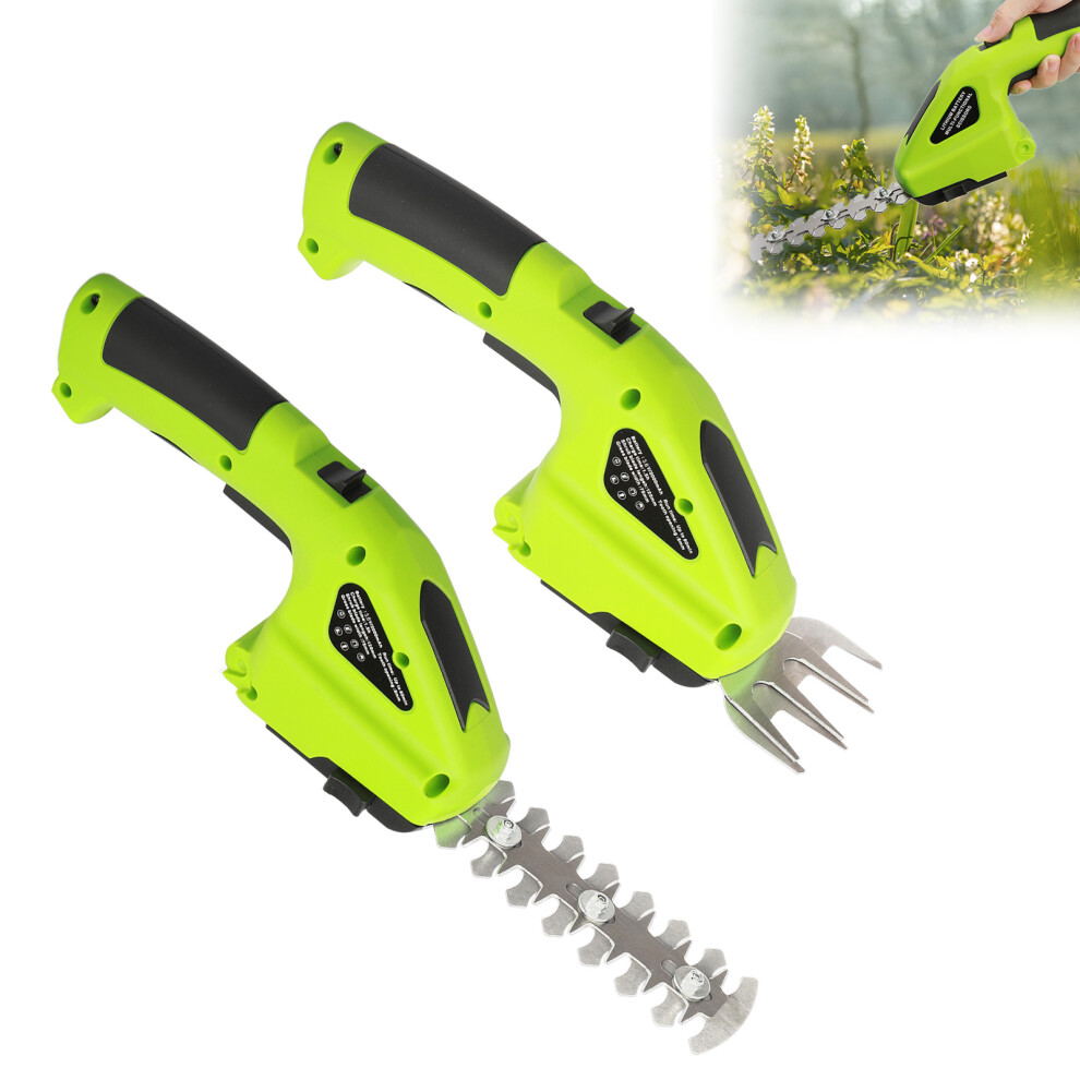 2 in 1 3.6v Lithium Ion Cordless Hedge Trimmer,Grass Shear