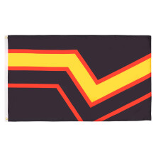 AZ FLAG - Rubber Pride Flag - 3x5 Ft - 100D Polyester Latex Pride Banner with Two Metal Grommets - Fade Resistant - Vivid Colors - 3' x 5' Feet - 150x