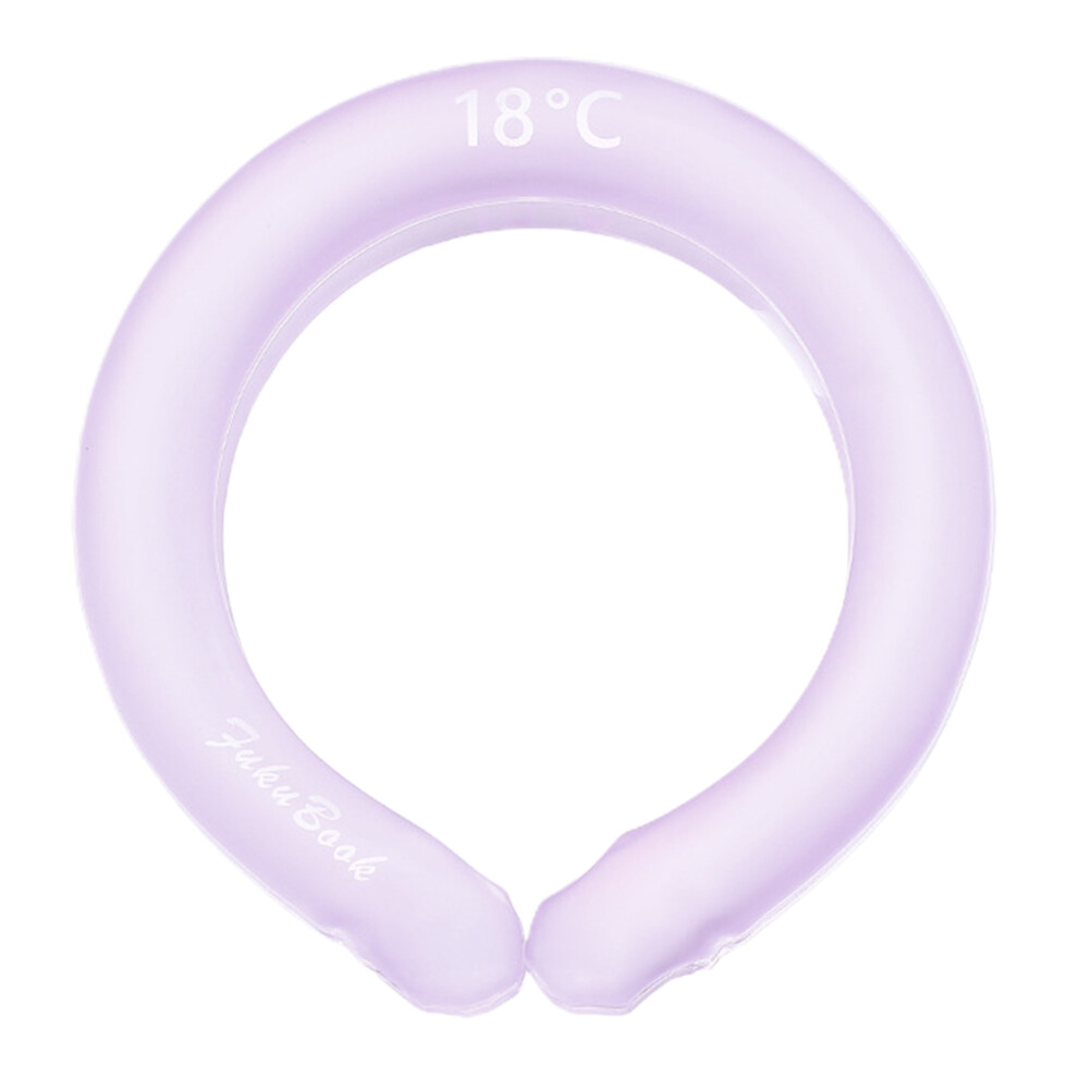 Purple (Purple) Icy Cooling Neck Tube Reusable Wearable Cooling Neck Wraps For Summer