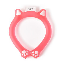 (New Rose Red) Icy Cooling Neck Tube Reusable Wearable Cooling Neck Wraps For Summer