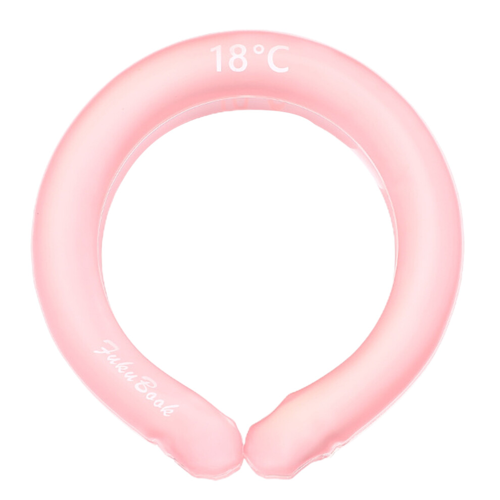 Pink (Pink) Icy Cooling Neck Tube Reusable Wearable Cooling Neck Wraps For Summer