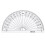 eBoot 20 Pack Plastic Protractor  180 Degrees Protractor for Angle Measurement Student Math  4 Inches  Clear 2
