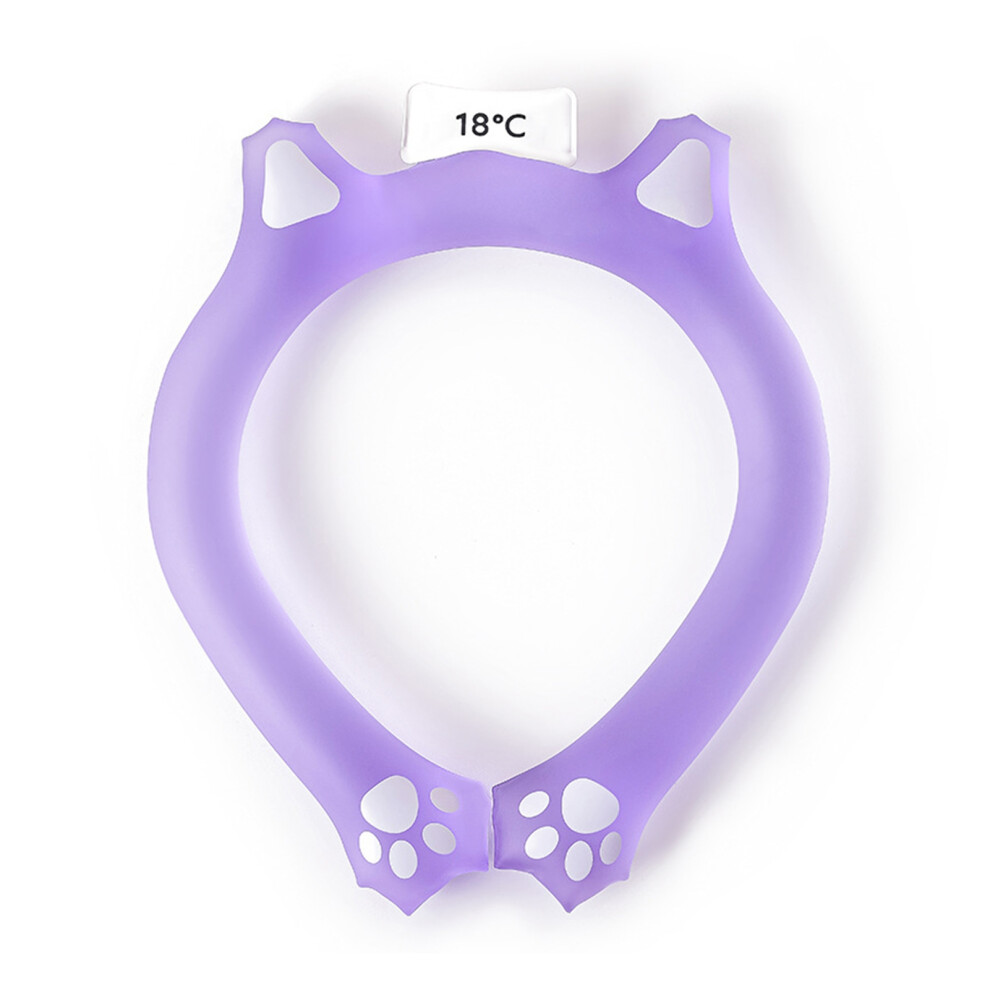 Purple (New ) Icy Cooling Neck Tube Reusable Wearable Cooling Neck Wraps For Summer