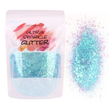 100g holografische dikke glitter ambachtelijke glitters voor kunst en handwerk cosmetische dikke gemengde glitter body glitter voor make-up gezicht h