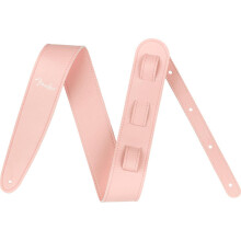 Fender Vegan Leather Guitar Strap Guitar Accessories 2.5in Shell Pink