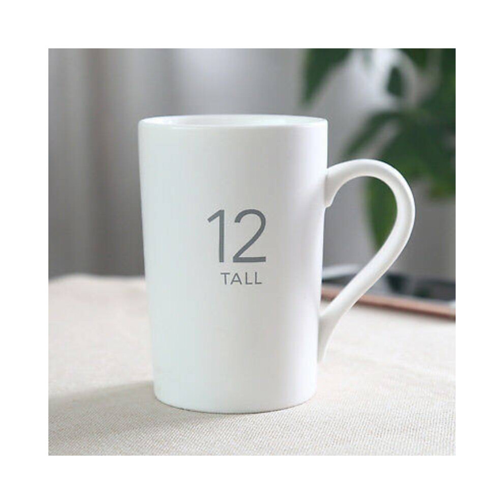 (12 TALL) Starbucks Mugs Coffee Venti 20 Oz Grande 16 Oz Tall 12 Oz Demi 3 Oz Gift Cup Mug