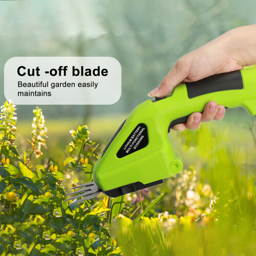 2 in 1 3.6v Lithium Ion Cordless Hedge Trimmer,Grass Shear 2