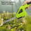 2 in 1 3.6v Lithium Ion Cordless Hedge Trimmer,Grass Shear 2