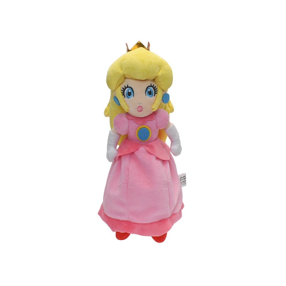 (Peach) Rosalina Super Mario Daisy Plush Toy Stuffed Doll Home Gift Fan Decoration Peach