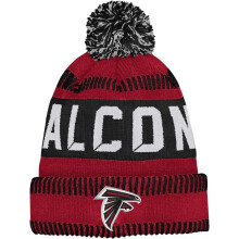 OUTERSTUFF NFL Kids Youth 8-20 Tall Size Color Logotipo Primario Tecnologa Sports Sports Bur clima fro Ftbol Pom gorro - Atlanta Falcons