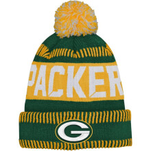 OUTERSTUFF NFL Kids Youth 8-20 One Size Team Color Logo primario de la tecnologa Sports Sports Bur clima fro Ftbol Geanie Hat - Green Bay Packers