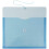 JAM PAPER Plastic Envelopes with Button & String Tie Closure - Letter Booklet - 9 3/4 x 13 - Blue - 3/Pack 2