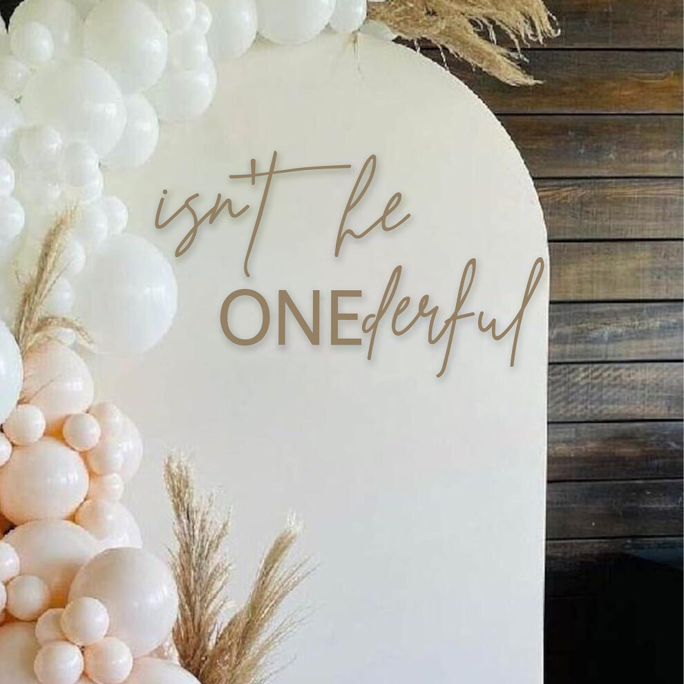 Cantly Isn't He Onederful First Birthday Party Theme Backdrop Sticker - Newborn One Photography Background For Baby Onederful Birthday Party Wall Sticker