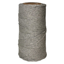 The Beadsmith Knot It gewaxt polyester koord - metallic zilverkleur - 1 mm diameter - lichte was 144 meter (472 voet) per spoel - sieraden maken macr