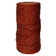 The Beadsmith Knot It gewaxt polyester koord - metallic koperkleur - 1 mm diameter - lichte was 144 meter (472 voet) per spoel - sieraden maken macra