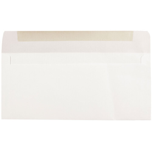 Envelopes comerciais JAM PAPER #9 - 3 7/8 x 8 7/8 - Branco - 25/pacote 1