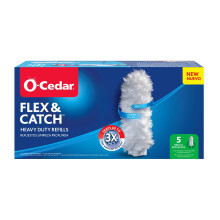 O-Cedar Flex & Catch Heavy Duty afstofvullingen (5 stuks) | Wegwerpstofdoeknavulling met reinigingsvezels Gemaakt van 100% gerecyclede materialen | V