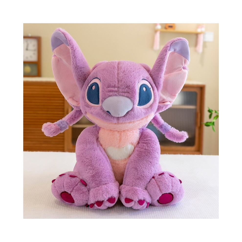 (Purple, 45cm) Angel Stitch Plush Toy Anime Peripherals Doll Children Holiday Gift