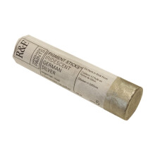 R&F Handgemaakte Verf - Professionele Olie Pigment Stick Iriserend Duits Zilver 100 ml