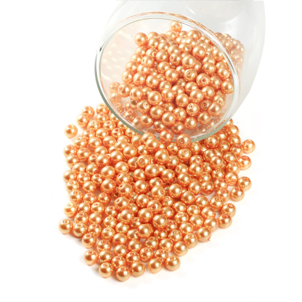 YouLuo 200Pcs Glazen Parels Ronde Parels Tsjech Tiny Satin Luster Spacer Beads voor Sieraden Maken