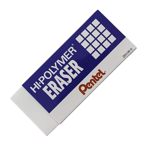 Pentel Pentel Hi-Polymer Eraser - Super XL  White 1