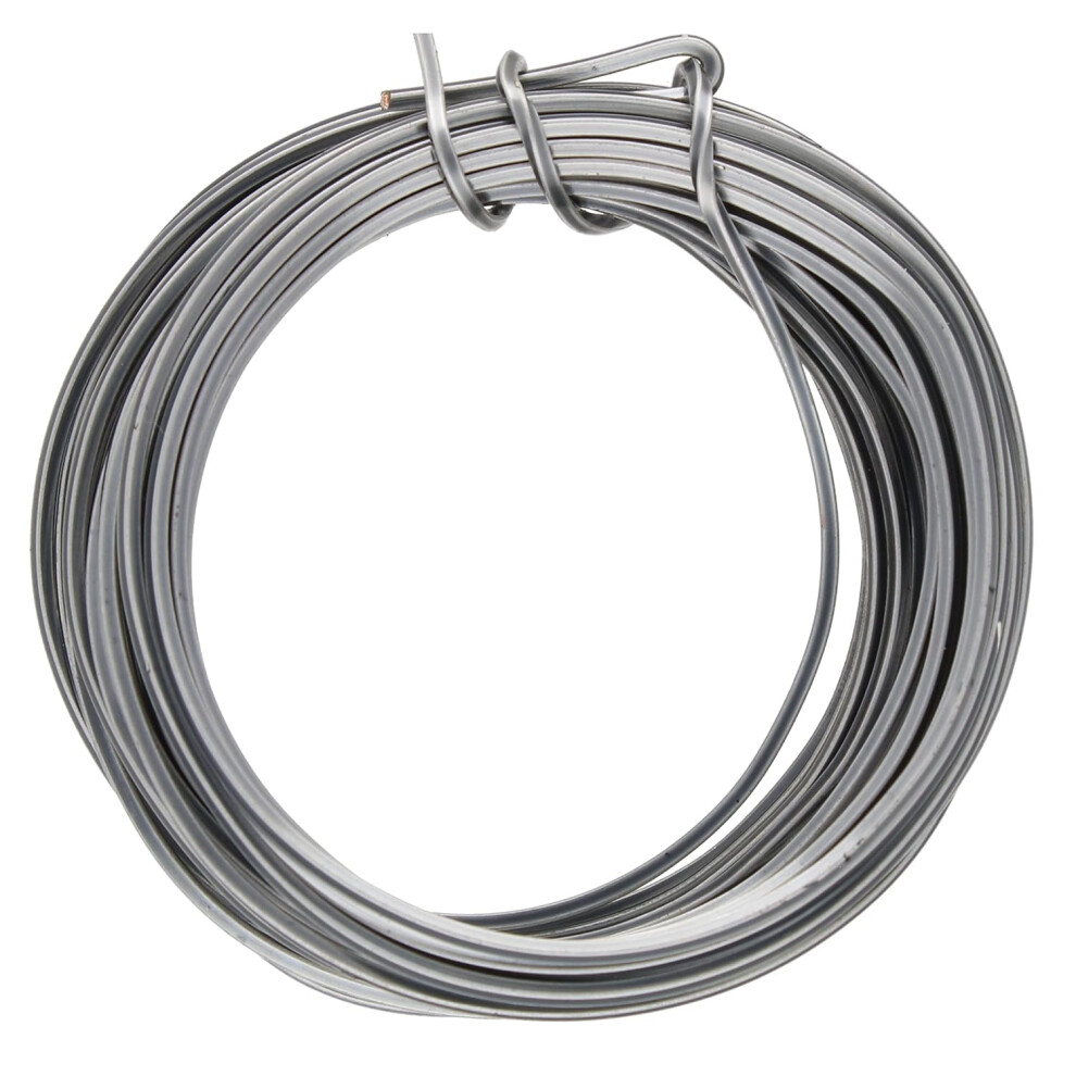 The Beadsmith Square Craft Wire - Soft Temper Beading Wire Titanium Color 18 Gauge 4 Yards 790524179961
