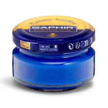 SAPHIR Creme Surfine Pommadier Shoe Polish - Beeswax Cream for Leather Products - Saphir Blue