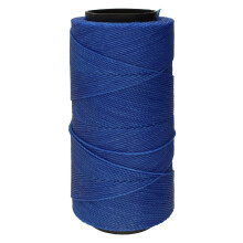 The Beadsmith Knot It gewaxt polyester koord - blauwe kleur - 1 mm diameter - lichte was 144 meter (472 voet) per spoel - sieraden maken macrame vrie