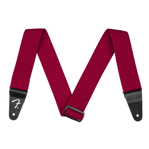 Fender Fender SuperSoft Series Guitar Strap  Adjustable from 34"""" to 58""""  Leather Ends  Maroon