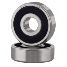 XiKe 2 pezzi 6301-2RS cuscinetti con doppia guarnizione in gomma 12x37x12mm cuscinetti a sfere a gola profonda pre-lubrificati, stabili e conveni