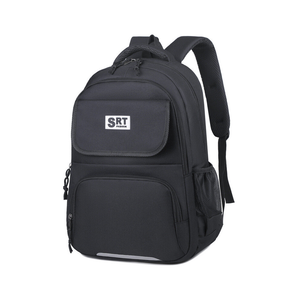 (Black) Minimalist Style Casual Travel Backpack Anti Splashing Schoolbag Student Water-image-OPC-PGSSCXV-NEW