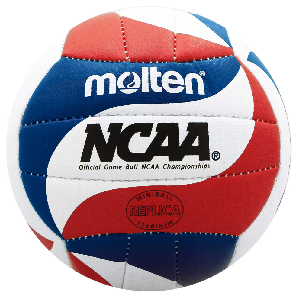 Molten NCAA FLISTATEC Mini-Volleyball, Rot/Wei /Blau