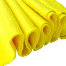 Jtnohx Color Felt 1 Square Yard Felt Fabric 1.4mm Thickness Flexible Craft Felt Sheets Felt by Yard for Art & Craft Project (Yellow)