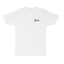 Fender Transition Logo T-Shirt, 100% Katoen, Wit, Medium