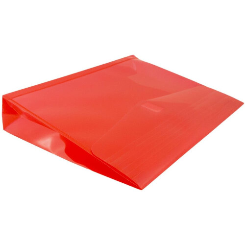Envelopes de expanso de plstico JAM PAPER com fecho de velcro - Livreto de cartas - 9 3/4 x 13 com expanso de 2 polegadas - Vermelho - 3/pacote 1