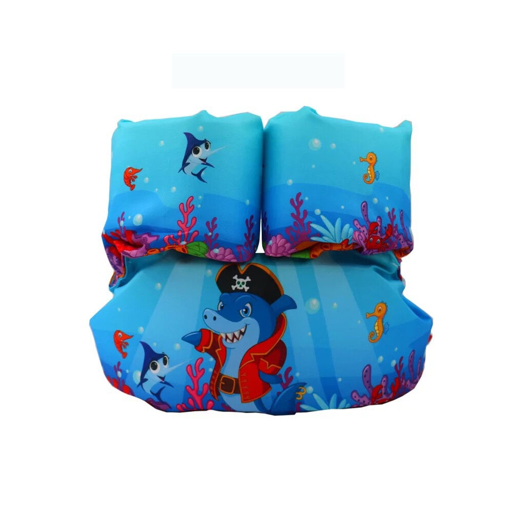 (Shark) Floating Inflatable Kids Swim Vest Children Swim Ring Armlets Life Jacket Swim