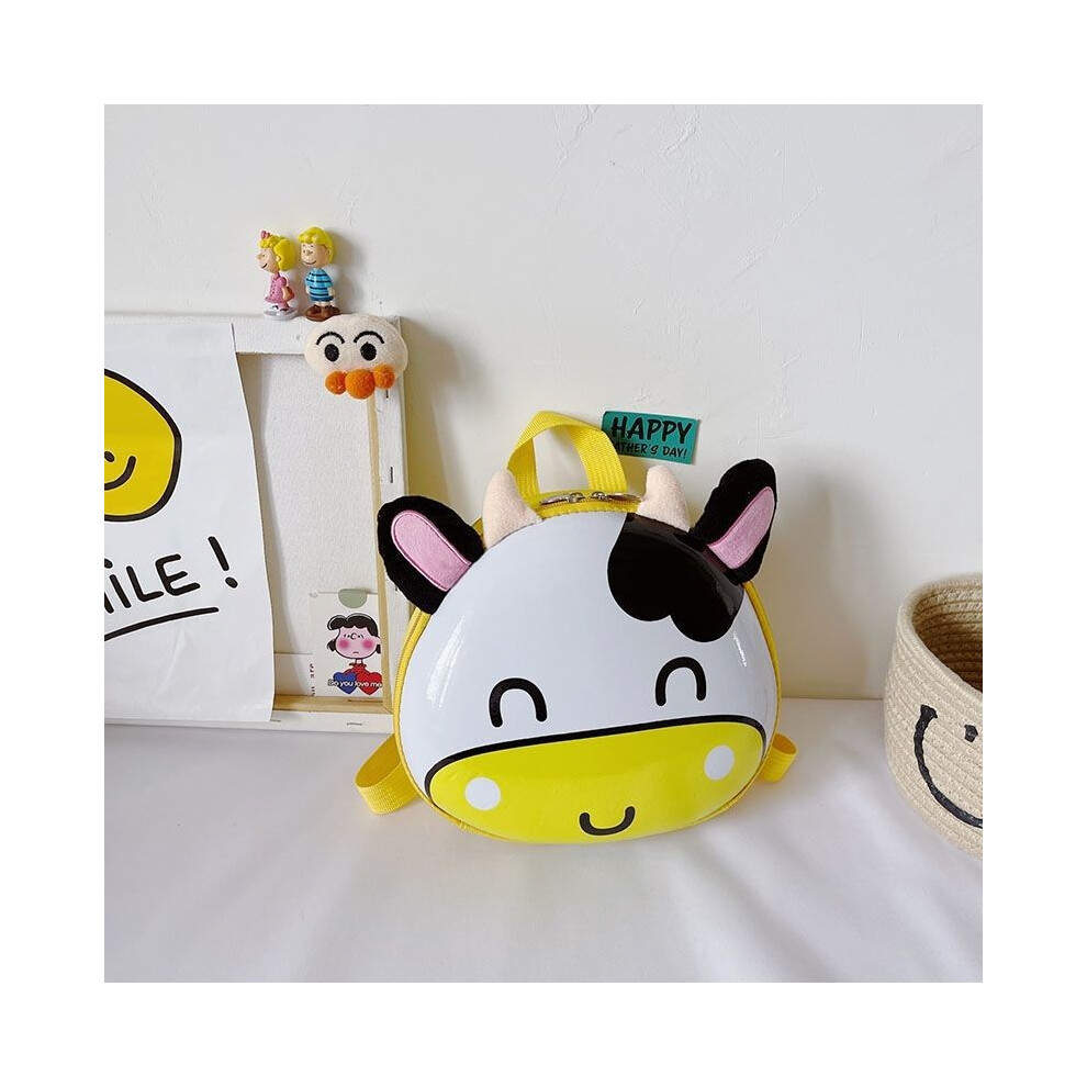 (Yellow) Cow Pattern Hard Shell Backpack Schoolbag Waterproof Gift Breathable Birthday-image-OPC-PGSSQH2-NEW
