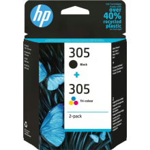 Original HP 305 / 305XL Black & Colour Ink Cartridges For DeskJet 2710 Printer