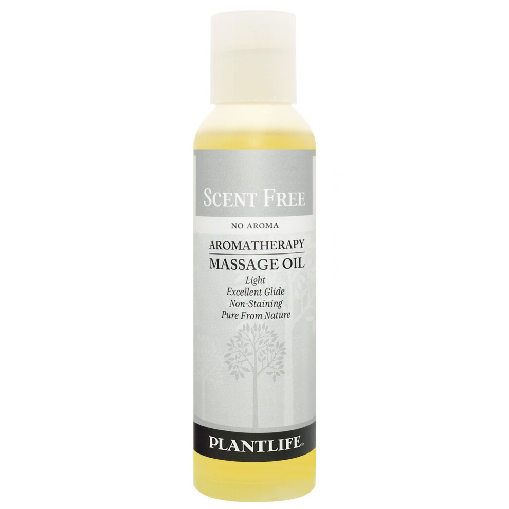 Plantlife Scent Free Massage Oil - Absorbs Deeply Into The Skin And Is Circulated Throughout Providing Optimum Benefit To The Mind And Body - Made In