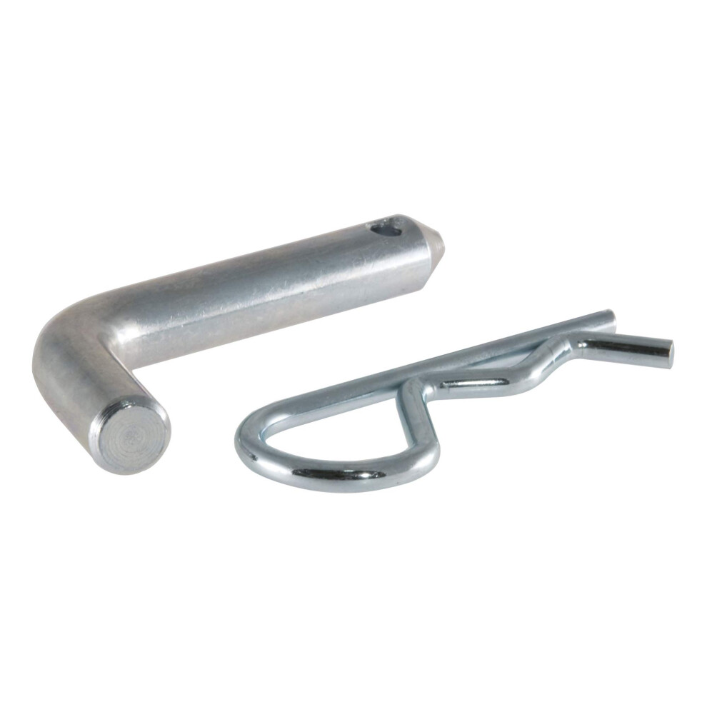 Curt 21400 Trailer Hitch Pin & Clip 1/2-Inch Diameter Fits 1-1/4-Inch Receiver Clear Zinc 612314604005