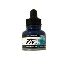 Ακρυλικό μελάνι Daler Rowney FW Artists 29,5 ml σε δοχείο - Θαλάσσιο μπλε