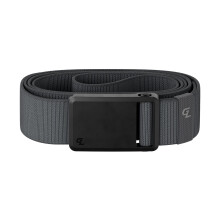 Groove Life Groove Belt Ultra Deep Stone/Zwart - Stretch nylon herenriem met magnetische polymeergesp Lichtgewicht antislip sluitstang Machinewasbaar