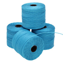 De Beadsmith S-Lon Bead Cord - .5 mm gedraaid nylon koord voor het rijgen van 4 spoelen Nijlblauwe kleur TEX210 77 yards per spoel