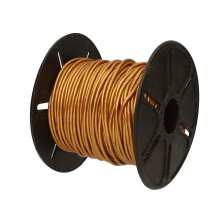 Perlsmith læderledning - metallisk indisk sol - 1,5 mm spole - 25 yards/22,86 meter - indisk læder thong ideal til fletning perler halskæder fine
